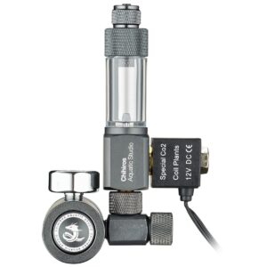 Alternative view of ווסת Co2 עם ברז חשמלי ומונה בועות CHIHIROS MATE