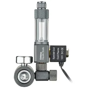 Alternative view of ווסת Co2 עם ברז חשמלי ומונה בועות CHIHIROS MATE