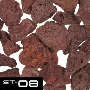 Alternative view of סלעי נאנו ADA KUMU Red Lava Stone ST-08