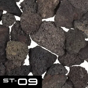 Alternative view of סלעי נאנו ADA KUMU Black Lava Stone ST-09